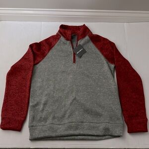 Eddie Bauer Boys Quarter Zip NWT